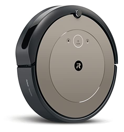 iRobot Roomba i1152 Saugroboter (Staubsauger Roboter), WLAN-fähig mit Zwei Gummibürsten für alle Böden, Individuelle Vorschläge per App, Kompatibilität mit Sprachassistenten, Farbe: Mandel