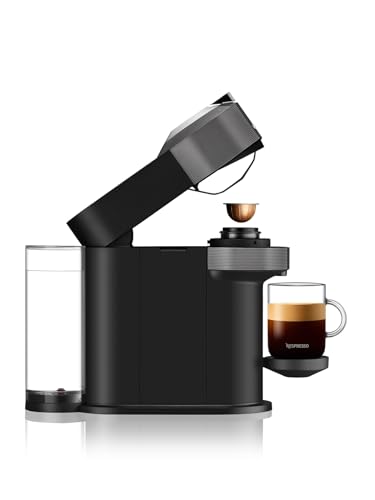 Nespresso De'Longhi ENV 120.GY Vertuo Next Kaffeekapselmaschine, 1500W , 1.1 L, 42.9 x 14.2 x 31.9 cm, grau