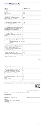 DOOGEE Tab A9+ Android 15 Tablet 11 Zoll, T7200 Octa Core 8580mAh, 20GB RAM+64GB ROM(TF 2TB), 90Hz, 13MP + 5MP Gaming Tablets mit Tastatur, Stift, Maus, Hülle, WiFi 5/WidevineL1/Face ID/OTG, Schwarz