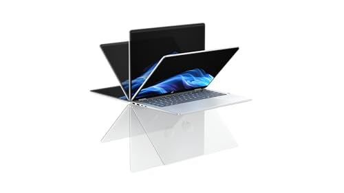 HP OmniBook 5 Flip 14-fp0254ng 2 in 1 Convertible Laptop, 14 Zoll 2K-Touchscreen (1920 x 1200), Intel Core i5-1334U, 16 GB RAM, 512 GB SSD, QWERTZ, Windows 11 Home, Silber