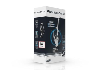 Rowenta RH6737 Dual Force 2-in-1 kabelloser Akku-Stabstaubsauger | integrierter Handstaubsauger | klappbarer Griff | sehr leicht – nur 2,5 kg | LED-Beleuchtung | Weiß