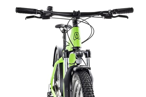 Axess Sandee ATB Mountainbike | MTB-Hardtail | 14-Gang Schaltung | Mechanische Scheibenbremsen, Farbe:matt Green, Rahmengröße:16 Zoll, Laufradgröße:27.5 Zoll