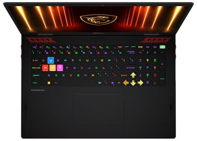 MSI Raider A18 HX Gaming-Laptop, 18" UHD+ Mini-LED 120 Hz Display, AMD Ryzen 9 9955HX3D, NVIDIA GeForce RTX 5080, 64 GB DDR5, 2 TB SSD, Windows 11 Home, QWERTZ Tastatur, A9WIG-080