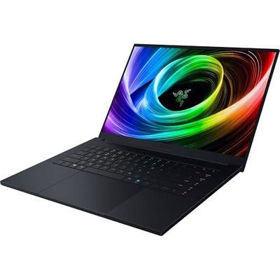 Razer Blade 16 (2025) - 16 Zoll AI Gaming Laptop - NVIDIA GeForce RTX 5070 - AMD Ryzen AI 9 365-16" QHD+ 240Hz OLED Display - 32GB LPDDR5X 8000 MHz - 1TB SSD - QWERTZ DE-Layout | Schwarz