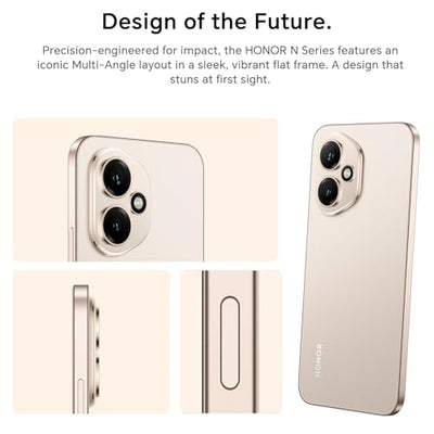 HONOR 400 5G Simlockfreie Handys, 8 GB 256 GB Smartphone, Snapdragon 7 Gen 3, 200 MP ultraklare KI-Kamera, 6,55" 120 Hz AMOLED, 5170 mAh, Dual-SIM, NFC, ohne Ladegerät, Gold