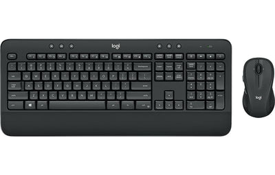 Logitech MK545 Advanced Wireless Keyboard and Mouse Combo QWERTY US International Layout – Schwarz
