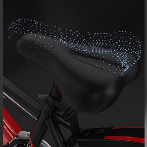 Mountainbike 24-Zoll-Rahmen aus Kohlenstoffstahl Mit Variabler Geschwindigkeit Stark und Leicht Einfach Zu Fahren Geeignet für Jugendliche D,22 Inches