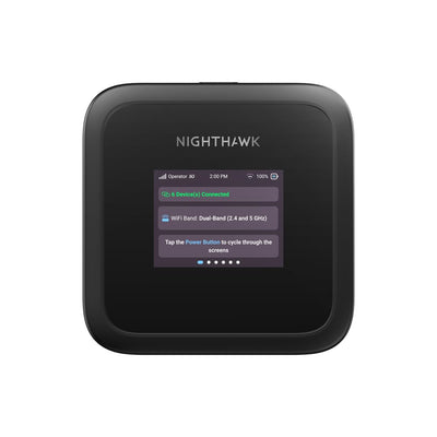 NETGEAR Nighthawk M3 – 5G Router SIM Karte, Mobiler WLAN Router | bis zu 2,5 GBit/s – SIM-Steckplatz entsperrt – Tragbarer WLAN-Hotspot z– 5G- und 4G-MiFi, bis zu 32 Geräte (MH3150)