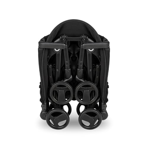 MoMi GRACE leichter Kinderwagen ab 6 Monaten kompakt Buggy mit einem Rucksack zum Tragen passt als Handgepäck faltbarer Reisebuggy 5-Punkt-Gurt