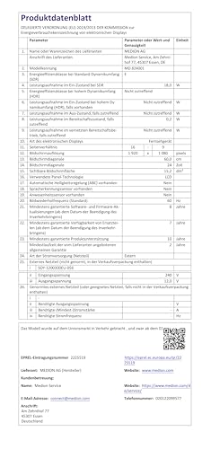 MEDION 59,9 cm (24 Zoll) Full HD Fernseher (integrierter DVD-Player, perfekt für Camping Wohnmobil LKW Garten, 12V KFZ Car-Adapter, Triple Tuner Receiver, HDMI, USB, MD 824001)