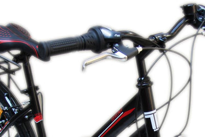 Talson 26 Zoll Damenrad 21Gang 26" Damen Fahrrad Black mit Beleuchtung nach STVZO