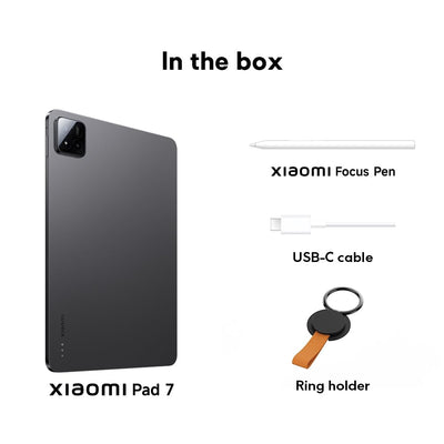 XIAOMI Pad 7 Tablet+Pen, 11.2 Zoll, 8+128GB, Grau, 3.2K 144Hz Display, Snapdragon 7+ Gen 3, 8850mAh Akku, 45W TurboCharge, HyperAI, Quad-Lautsprecher, Nahtloses Desktop-ähnliches Erlebnis