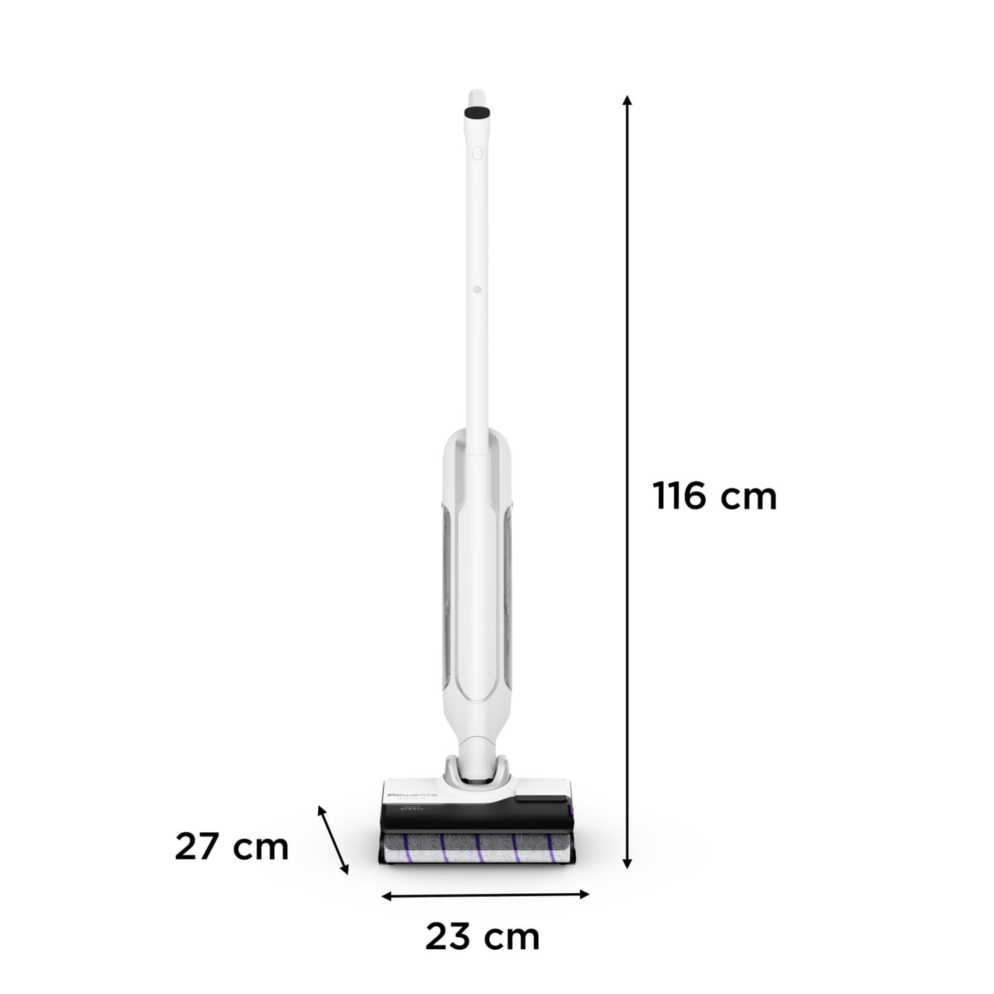Rowenta X-Clean 4 kabelloser Nass-und Trockenstaubsauger, Selbstreinigungsfunktion, Nass Trockensauger 50min Laufzeit, automatische Schmutzerkennung, Nasssauger mit smartem LED Display, grau GZ5036WO