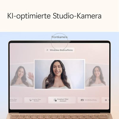 Microsoft Surface Laptop | Copilot+ PC | 13.8” Touchscreen | Snapdragon® X Elite (12 Kerne) | 16GB RAM | 512GB SSD | neuestes Modell, 7. Edition | Sand