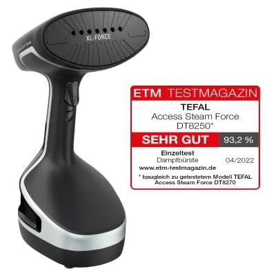 Tefal DT8250 Access Steam Force Dampfbürste, 2000, 190 milliliters, Schwarz/Silber