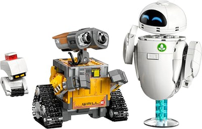 LEGO ǀ Disney and Pixar Wall-E und EVE - Kontruktionsspielzeug für Erwachsene - DIY Set zum Basteln - Baumodell mit M-O & Hal Figuren - Deko zum Bauen - Kreatives Geschenk für Männer und Frauen 43279