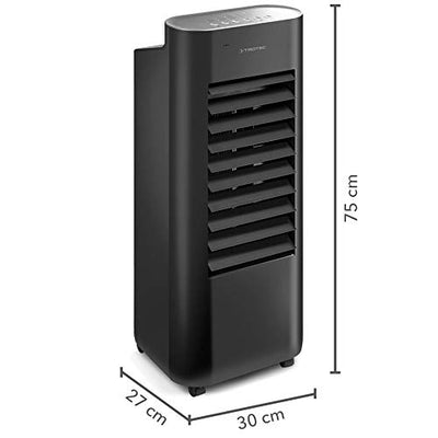 TROTEC Aircooler PAE 22 mobiler Luftkühler, 3-in-1 Luftkühler, Luftbefeuchter und Ventilator, 6 l Tank, 0,9 l/h Verdunstungsleistung, 4 Gebläsestufen, Timer, Nachtmodus