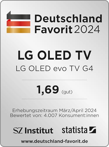 LG OLED65G49LS TV 65" (165 cm) OLED evo Fernseher (α11 4K AI-Prozessor, webOS 24, Dolby Vision, bis zu 120Hz) [Modelljahr 2024]