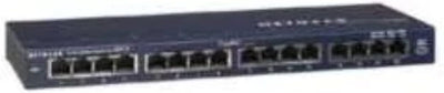 Netgear GS116GE Switch 16 Port Gigabit Ethernet LAN Switch (Plug-and-Play Netzwerk Switch, lüfterlos, robustes Metallgehäuse, ProSAFE Lifetime-Garantie)
