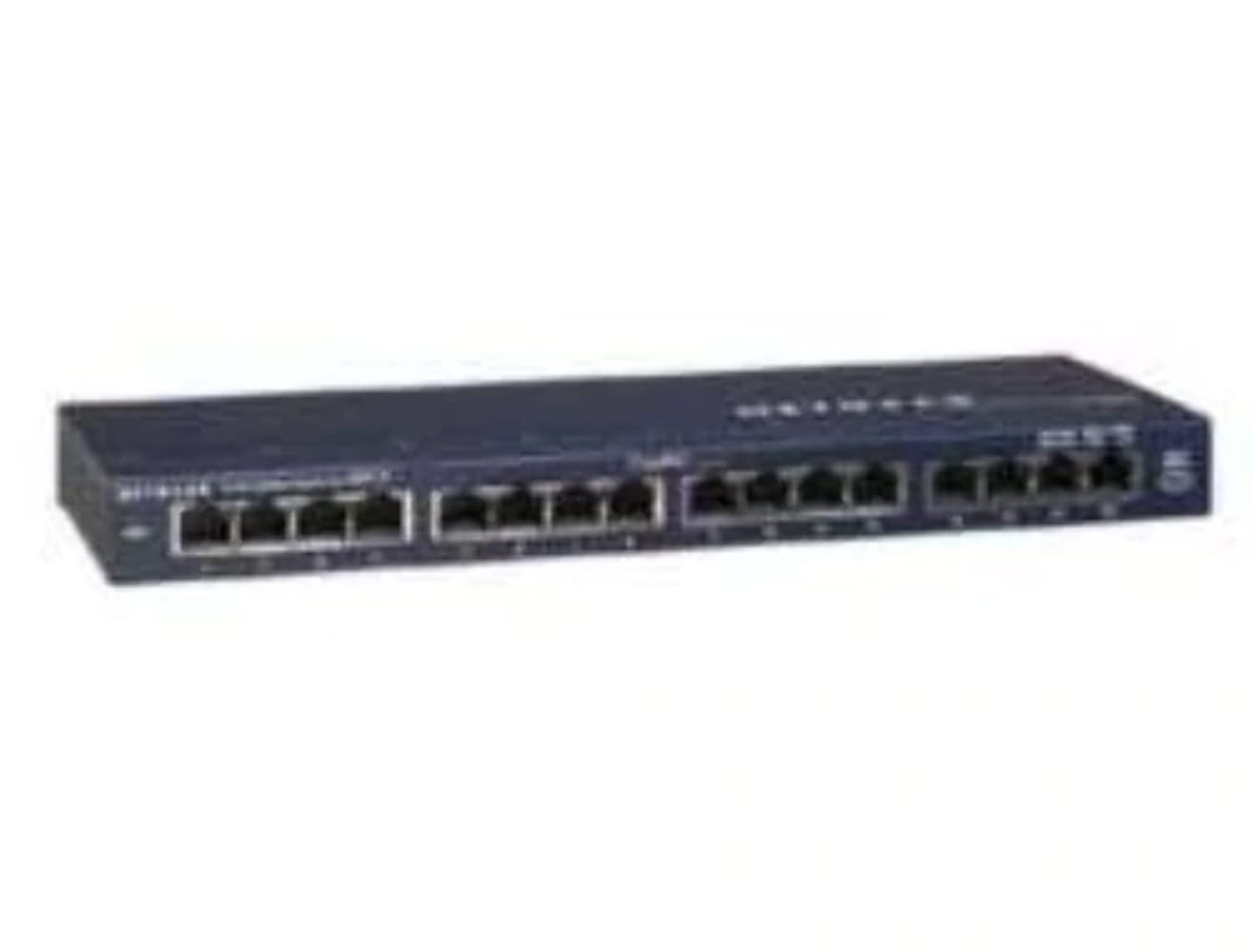 Netgear GS116GE Switch 16 Port Gigabit Ethernet LAN Switch (Plug-and-Play Netzwerk Switch, lüfterlos, robustes Metallgehäuse, ProSAFE Lifetime-Garantie)