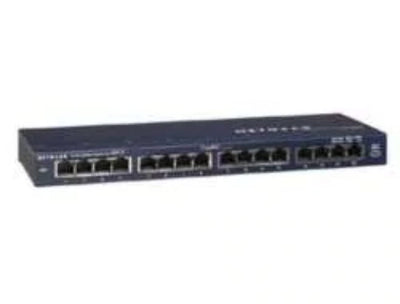 Netgear GS116GE Switch 16 Port Gigabit Ethernet LAN Switch (Plug-and-Play Netzwerk Switch, lüfterlos, robustes Metallgehäuse, ProSAFE Lifetime-Garantie)