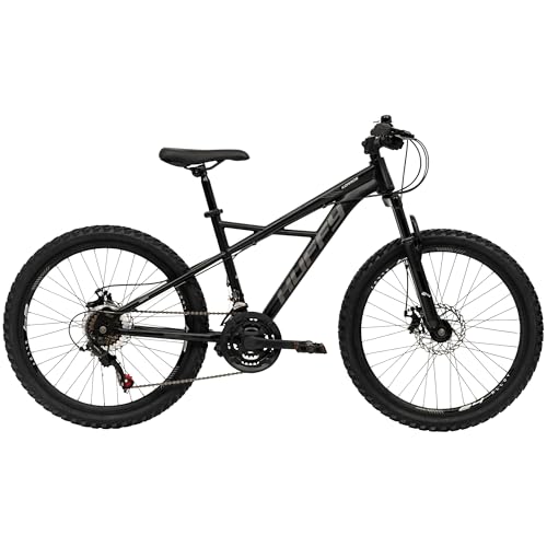 Huffy Korros Mountain Bike 24" - Schwarz 21-Gang Shimano