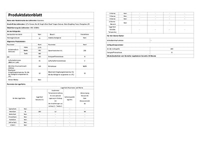 Kalamera Weinkühlschrank 2 Zonen für 73 Flaschen, Schwarz, 200 Liter, KRC-200BFG