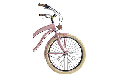 Via Veneto by Canellini Fahrrad Rad Citybike CTB Frau Vintage Retro American Cruiser Alluminium Rosa