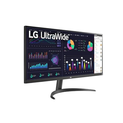LG Electronics 34WQ500-B UltraWide™ Full HD 34" (87cm), 2560 x 1080, 21:9, AMD FreeSync™, HDR10- and VESA DisplayHDR™ 400, IPS with sRGB 99% (Typ.), Waves MaxxAudio®, 5ms GtG - Schwarz