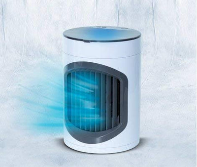 LIVINGTON SmartChill – Klimagerät mit Wasserkühlung – Tragbares Klimagerät mit 3 Stufen – kraftvoller Mini Luftkühler mit Tankvolumen für 12h Kühlung