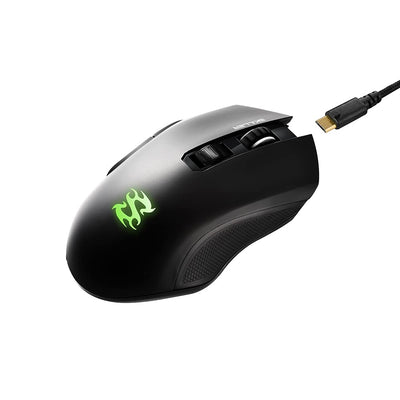 Sharkoon SKILLER SGM3 schwarz, optische Gaming Maus, Dual Mode (Funk oder Kabelgebunden), RGB
