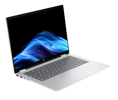HP OmniBook X Flip 2in1 Next Gen AI Laptop | Intel Core Ultra 7 256V | dedizierte NPU für KI | 47 NPU Tops | Copilot+ PC | 14" 3K 2880x1800 OLED Touchscreen | 16GB | 1TB SSD | Win11 | QWERTZ | Silber