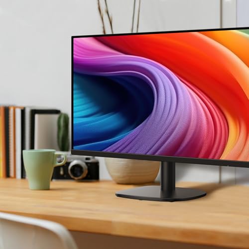 Amazon Basics Monitor 27 Zoll (68.6 cm), FHD 1080p, max. 100 Hz, VESA-kompatibel, integrierte Lautsprecher, Schwarz