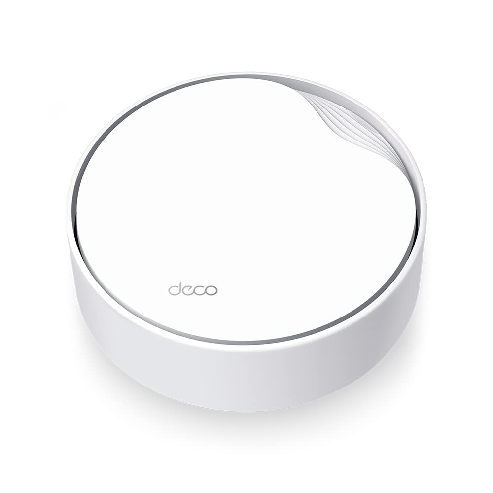 TP-Link Deco X50-PoE Wi-Fi 6 Mesh WLAN Set(1 Pack), AX3000 Dualband Router & Repeater(Unterstützt PoE und DC-Stromversorgung, 2.5G Port + 1G Port, WPA3, empfohlen für Häuser mit 1-2 Schlafzimmern)