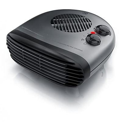 Brandson - Heizlüfter energiesparend leise - 3 Leistungsstufen - Heizlüfter Bad mit Thermostat - Betriebsanzeige - 2000W - geräuscharm energieeffizient - Überhitzungsschutz, automatische Abschaltung