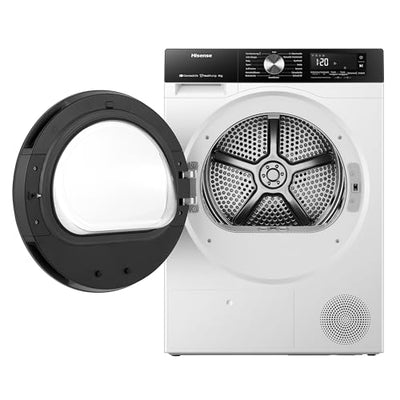 Hisense DH3S802BW3, 8KG, Kondensation mit Wärmepumpe, 16 Programme, ConnectLife, TwinAir, Weiß, Energieeffizienzklasse C