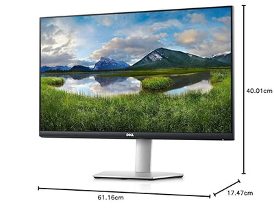 Dell S2721QSA 27 Zoll 4K UHD (3840x2160) Monitor, 60Hz, IPS, 4ms, AMD Radeon FreeSync, 99% sRGB, Eingebaute Lautsprecher, DisplayPort, 2x HDMI, 3 Jahre Garantie, Silber