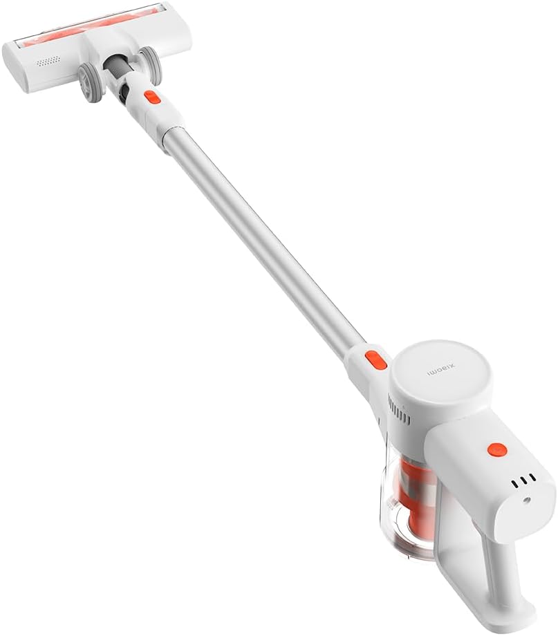 XIAOMI G20 Lite Kabelloser Stabstaubsauger - Bis zu 18.000Pa Saugleistung, LEDs zur Staub- & Fleckerkennung, bis zu 45 Min. Laufzeit, Neues 2-in-1 Bürstenkopf-Set