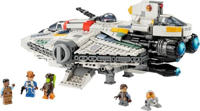 LEGO 75357 Star Wars Ghost & Phantom II Set mit 2 aus Bausteinen gebauten Ahsoka-Fahrzeugen, baubares Raumschiff-Spielzeug mit 5 Charakteren, darunter Jacen Syndulla und Einer Chopper-Droidenfigur