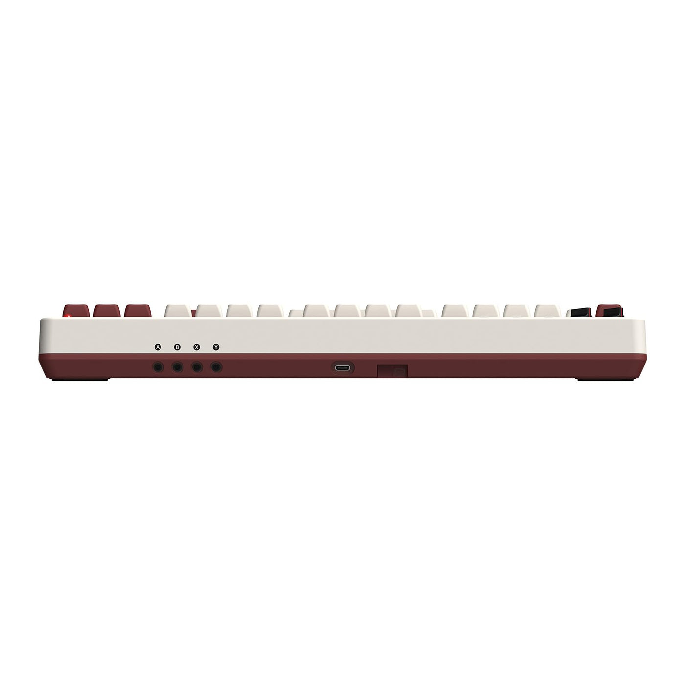 8Bitdo Retro Mechanical Keyboard, Bluetooth/2.4G/USB-C Hot Swappable Gaming Keyboard with 87 Keys, Dual Super Programmable Buttons for Windows and Android - Fami Edition - QWERTY English Keyboard