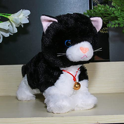 Smalody Interactive Plüschtiere, Neuheit Sound Control Elektronische Katze Elektronische Haustiere Roboter Katze Geschenk für Kinder