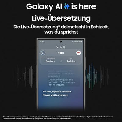 Samsung Galaxy S24 Ultra AI Smartphone, Android-Handy ohne Vertrag, 12GB RAM/512GB Speicher, 200-MP-Kamera, S Pen, Lange Akkulaufzeit, Titanium Violet, 3 Jahre Herstellergarantie