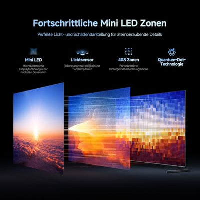 XIAOMI TV S Pro Mini LED 55, Smart TV, 4K QLED 144Hz Google TV, Dolby Vision, Dolby Atmos, HDR 10+, DTS-X, Harman AudioEFX, Triple Tuner, DVB-T2, Prime Video, Google Assistant, Airplay 2