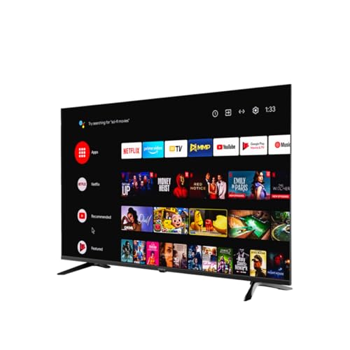 VIVAX Internet Browsner Smart TV Android Ethernet WiFi Bluetooth Sprachsteuerung Chromecast 4K UHD LED HDR10 4MS 58 Zoll 146 cm Modell A Series 58UHD10K