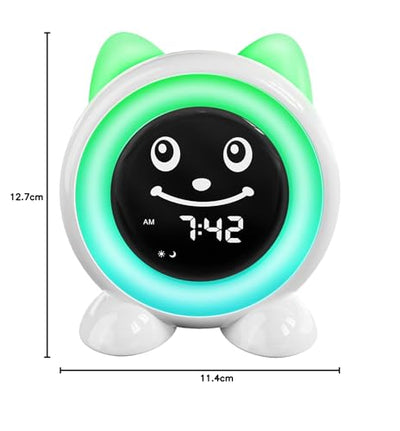 I·CODE Kinderwecker, Schlaftrainer Kinder mit Nachtlicht,Kinder Lichtwecker für Kleinkinder,Lernen von Schlafen und Aufwachen