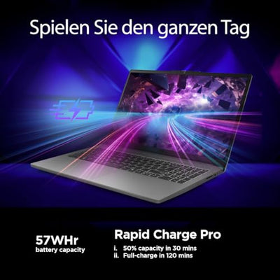 Lenovo LOQ Essential Gaming AI Laptop | 15.6" Full HD 144Hz Display | NVIDIA GeForce RTX 4050 | Intel Core i7-12650HX | 16GB RAM | 1TB SSD | Win11 | QWERTZ | Luna Grau | 3 Monate GamePass