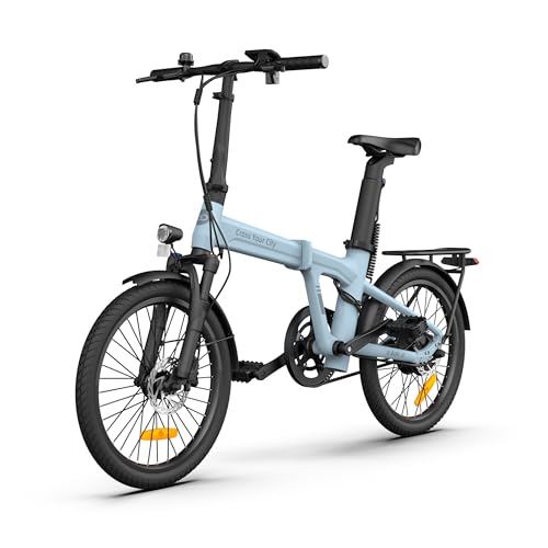 ADO E-Bike Air20Pro/Ultra, Electric Bikes,BAFANG Bürstenloser Motor,klapprad e-Bike,Riemenantrieb,Dual-Modus-Umschaltung,e Bike 20 Zoll, 2/3 Gang, ADO Smart APP,2,4-Zoll-IPS-Display,ebike Damen/Herren