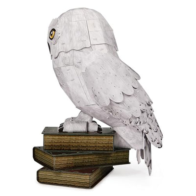 4D Build - Harry Potter, 3D-Puzzle der beliebten Schnee-Eule Hedwig aus hochwertigem Karton, 118 Teile, für Harry Potter Fans ab 12 Jahren