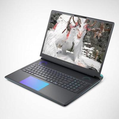 Alienware 18 Area-51 Gaming Laptop 18 Inch QHD+ 300Hz G-Sync, Intel Core Ultra 9 275HX, NVIDIA GeForce RTX 5080, 32GB DDR5 RAM, 2TB SSD, Windows 11 Home, Cryo-tech, AlienFX RGB QWERTZ - Liquid Teal