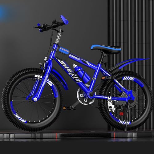 Mountainbike 24-Zoll-Rahmen aus Kohlenstoffstahl Mit Variabler Geschwindigkeit Stark und Leicht Einfach Zu Fahren Geeignet für Jugendliche D,22 Inches